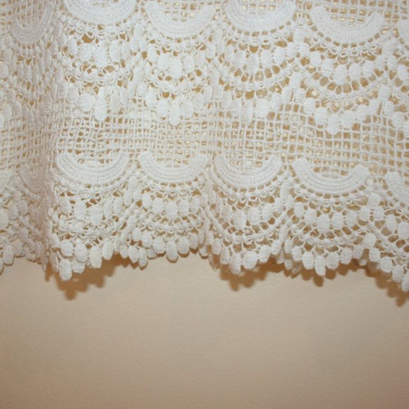 Womens Garcia Jeans Cropped Crocheted Knit Tank Top Size 12 - Picture 6 of 7